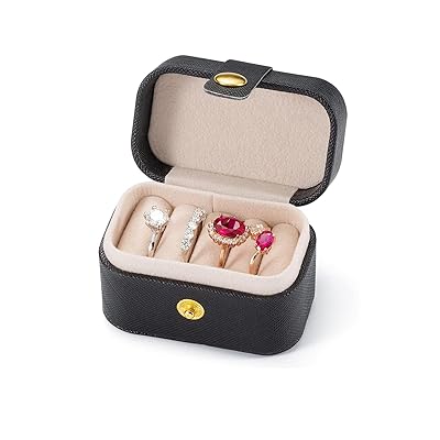 アクセサリーケース 指輪ボックス 携帯用 小箱 コンパクト 可愛い 旅行用 ジュエリーケース ジュエリー..