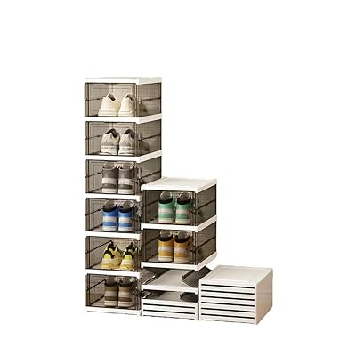 シューズボックス スニーカーボックス クリアケース 下駄箱 靴 収納ボックス 透明PPシューズケース 大..