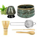 茶道具 6点セット 抹茶セット 日本茶セット 抹茶キット 抹茶泡立て器セット お抹茶 本格 おうち時間グッズ 抹茶茶碗 茶筅 茶筅くせ直し 茶杓 初心者 抹茶スターター (碧釉)