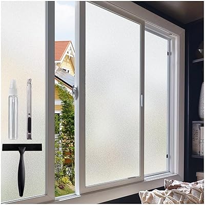窓ガラス目隠しフィルム 目隠しシート すりガラスシート 断熱シート 窓 窓 フィルム 外から見えない 水..