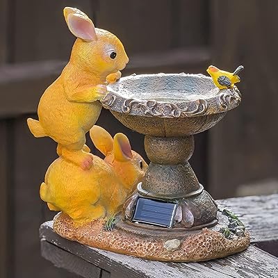 ガーデニングライト ソーラー 屋外 おしゃれ ガーデンライト ガーデンライト 芝生 庭 ストリングライトの装飾 庭のオブジェ置物 クリスマス 屋外 ソーラー 白色光 (ウサギのランプ, 1)のサムネイル