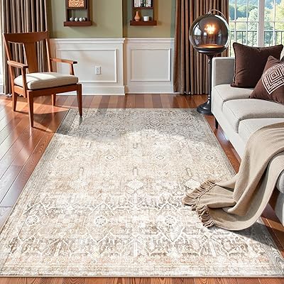 ラグ カーペット 約1.5畳 洗える 140×200cm 絨毯 ペルシャ風 ラグマット オールシーズン適用 ふわふわ 滑り止め 低反発 防ダニ 防臭 軽量 防音 デスクマット リビング ダイニング アンティーク 花柄