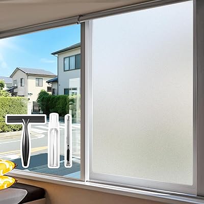 窓ガラス目隠しフィルム 目隠しシート すりガラスシート 窓 フィルム 外から見えない 水で貼る 剥がせる uvカットフィルム 断熱シート 窓 賃貸OK 結露防止シート 窓 めかくしシート 飛散防止 台風対策 紫外線カット 曇りガラス調 浴室 風呂 寝