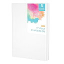 キャンバス キャンバスボード 279x355mm 5枚/セット ボールドキャンバス 張りキャンバス 絵画ボード アクリル絵の具 油絵 絵画 中目 油彩・アクリル...