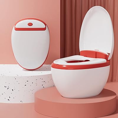 子供用トイレ多機能 携帯トイレ 子供用便座 ベビートイレ ミニ 補助便座 人気 新設計 トイレトレーニング 子供シミュレーション おまる 滑り止め 抗菌 防臭 ソフトクッション おしゃれ かわいい フタ付き 幼児 練習 男の子 女の子 2~8歳 (P