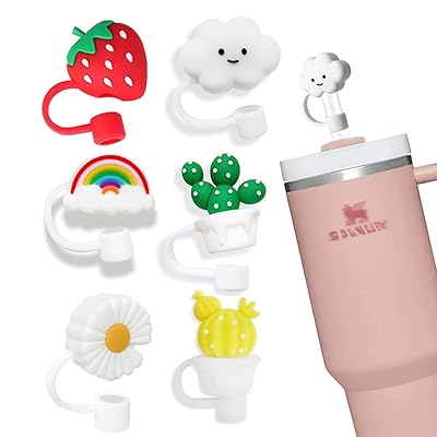 ストローキャップ タンブラーStanley スタンレコップ用 防塵 ストローチップ シリコン カバー かわいい ストロー チップ 蓋 ストロー プラグ プロテクター ストロー飾り カートゥーン 屋内外 再利用可能な 適用10 mmストロー (10mm ストローキャップ タンブラーStanley スタンレコップ用 防塵 ストローチップ シリコン カバー かわいい ストロー チップ 蓋 ストロー プラグ プロテクター ストロー飾り カートゥーン 屋内外 再利用可能な 適用10 mmストロー (10mm
