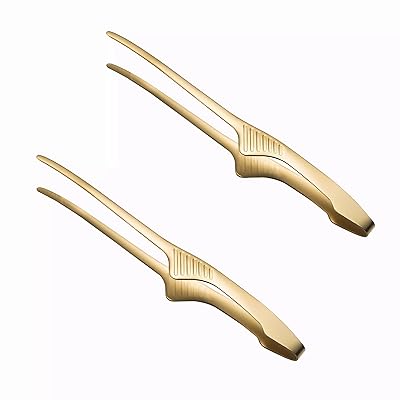 トング 焼肉 ステンレス キャンプ バーベキュー 薬味 調理用 揚げ物 パスタ (2本セット)24cm 先端が浮..