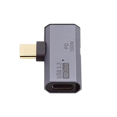 10Gbps USB-C タイプC 1-to-2 USB-C メス OTG & 100W PD 電源アダプタ