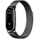 for Xiaomi Smart Band 9/8金属バンド シャオミ スマートバンド9/8用交換ベルト ミラネーゼメッシュベルト ステンレス製 Xiaomi Band 9/Band 8マグネティックストラップ Xiaomi Smart Band 9(2)
