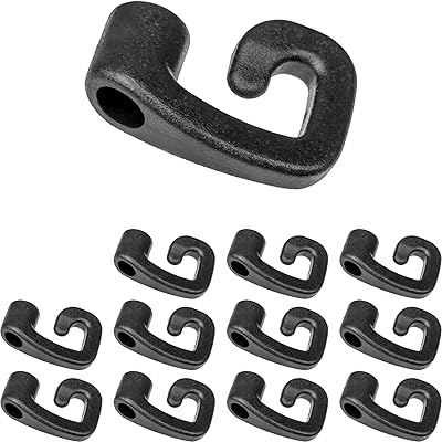 キャンプ スナップフック プラスチックバックル パラコード ゴムロープ フック 紐 テント アクセサリー..