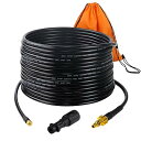 パイプクリーニングホース ケルヒャー 15m 逆噴射 18Mpa(2610PSI) Karcher K2 K3 K4 K5 K6 K7 に対応 車 ガーデン 排水管 配管清掃 高圧洗浄機延長ホース(4)