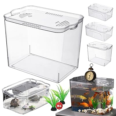 金魚鉢 プラスチック 大型 金魚 水槽 アクリル 透明 メダカ水槽 蓋付き 飼育水槽 メダカ鉢 大容量 アク..