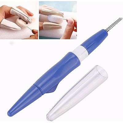 フェルトニードル 羊毛フェルト キット ニードル DIY 羊毛フェルト 本 3 フェルト針 DIY 手作り羊毛フェルト ツール刺繍枕ガーメント シート (ブルー)