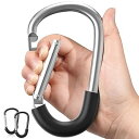 ベビーカーフック 耐荷重仕様 ユニバーサルタイプ 多用途ベビーカーアクセサリー シルバー 2pc