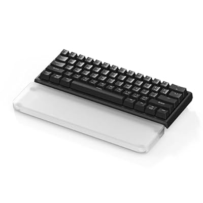 リストレスト キーボード パームレスト アームレスト アクリル製 61キー/68キーに適用 ロゴなし シンプ..