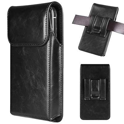 スマホ ポーチ メンズ ベルトケース ベルト通し付き ベルトポーチ 携帯ケース 携帯ポーチ マグネット開..
