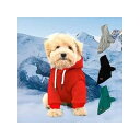 冬用 犬用パーカー スウェット ポケット付き 暖かい 犬服 ドッグウェア ペットウェア 無地ポケットパーカー小型犬用 チワワ コート 洋服 かわいい ファッショ...