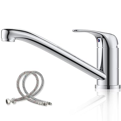 キッチン蛇口 キッチン用 ワンホールシングルレバー混合水栓 キャラバンとキッチンシンクの水栓 鉛フリ..