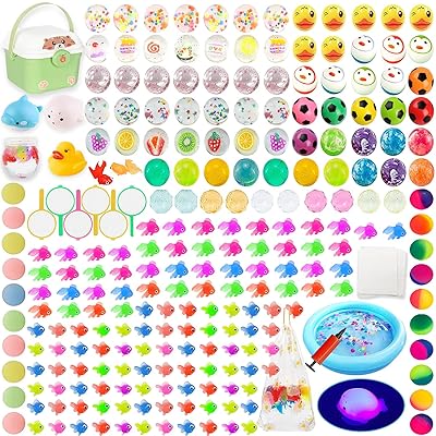 金魚すくい セット 301個 スーパーボールすくい 夏祭りの定番 縁日すくい 自宅 縁日遊び ポイ オモチャ 子ども会 お祭り おうち縁日 イベント用 夏まつりにはうれしい品物 夜店 お祭りセット 縁日 おもちゃのサムネイル