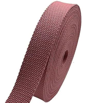 楽天NEXTMARTカバンテープ カラー テープ 25mm幅 長さ5~5.5m 厚み約2mm 手芸 アクセサリーパーツ 綿ぽい ポリエステル （紅紫）
