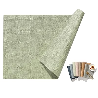 ランチョンマット 高質PUレザー 2枚セット おしゃれ 華やか 飾り 清潔しやすい 家庭用 レストラン用 丸..