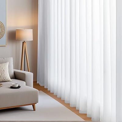 レースカーテン 遮光 透けない 2枚組 夜も外から見えにくい 160cm丈 100cm幅 カーテン レース 白 可愛..