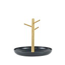 キーハンガー 木製 枝 キートレイ 鍵置きスタンド おしゃれ 卓上収納 ジュエリーホルダー ツリー型 アクセサリースタンド 腕時計収納 ナチュラル 吊り下げ オーガナイザー 玄関 オフィス用 小物収納 (ブラック)