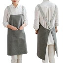 エプロン レディース おしゃれ シンプル 女性用 男性用 かぶるだけ 撥水 防水 人気 カフェエプロン スタッフエプロン 無地 保育士 レストラン 美容師 お食...