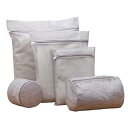 洗濯ネット ランドリーネットバッグ (30cmx40cm 40cmx50cm 50cmx60cm 22cmx35cm 15cmx17cm 5枚入り)グレー 円筒型 角型 細かい網目 メッシュ 丈夫 耐久性 型崩れ防止 絡み防止 衣類損傷防止 家庭用