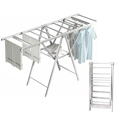 物干しスタンド 物干しラック 竿 洗濯物干しベランダ コンパクト 洗濯干し台 高さ調節 折り畳み式 キャスター付き 組立不要 物干しハンガー タオルハンガー ア...