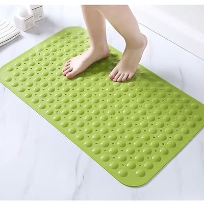 お風呂 すべり止めマット 浴槽滑り止めマット 吸盤付き 転倒防止 柔らかい 天然ゴム製 浴槽内 洗い場 ..