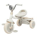 三輪車 子供用三輪車 1-5歳 ペダル付き 調整可能 運び便利 コンパクト 超軽量 組み立て簡単 空気入れ不要 バイク 乗り物 おもちゃ 乗用玩具 アウトドア&室内兼用 プレゼント (白)