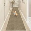 廊下 カーペット ロングカーペット ズレない 洗える 撥水 おしゃれ 無地 カーペットタイプ ロングマッ..