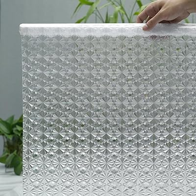 窓用フィルム 目隠しシート 水で貼る 貼ってはがせる 断熱遮熱 飛散防止 UVカット プライバシー保護 日除け ガラスフィルム 虹色