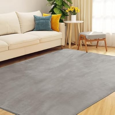 aicomri カーペット ラグマット 2畳 ラグ 洗える ホットカーペットカバー 厚约7mm 185×185cm 滑り止め ..