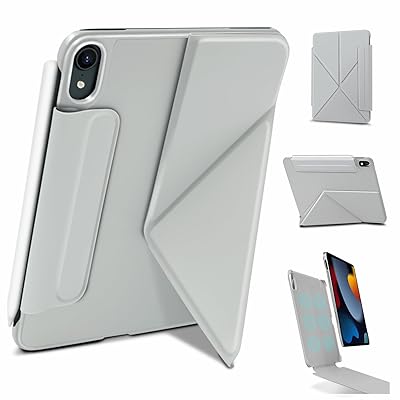 【2025年新登場&マグネット吸着】 iPad mini7 ケース (A17 Pro 2024 第7世代) 超薄型 iPad mini 6 ケース (2021 第6世代) 磁気吸着式 8.3インチ 軽量 エッジ保護 横縦スタンド 折りたたみ式 角度調