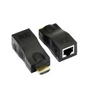 HDMIエクステンダー HDMI to RJ45 HDMI延長器 HDMI送受信機 TX/RX 4K2K 1080P 3D CAT 5E/6LANイーサネットア...
