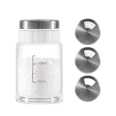 調味料入れ スパイスボトル 調味料ポット 砂糖入れ 耐熱ガラス 新生活 調味料収納 調味料缶 コショウ ..