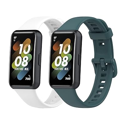 Huawei band7用交換バンド 2本セット ファーウェイ バンド7 替えバンド 柔らかい band7 ベルト シンプル 通気 調節可能 軽量 (グリーン+ホワイト) Huawei band7用交換バンド 2本セット ファーウェイ バンド7 替えバンド 柔らかい band7 ベルト シンプル 通気 調節可能 軽量 (グリーン+ホワイト)