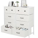 チェスト タンス 収納チェスト 洋服収納 リビング 収納 大容量 4段10杯 100*30*98cm 箪笥 衣類収納 引き出し付き おしゃれ 収納ケース 木製天板 組立簡単 AG-CTG02 (4段10杯 白+白)(3)