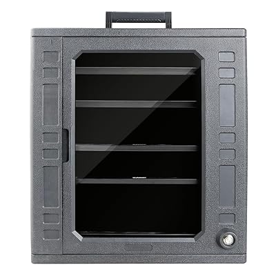 ミニチュア収納ケース LEDライト付き 金属トレイ搭載 トランスポートケース 大容量 モデルキャリーケース 卓上ゲーム対応 模型収納ボックス プラスチック製 モジュール式 工具収納 持ち運び便利