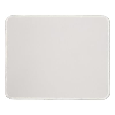 マウスパッド 防水 耐久性が良い 滑り止めゴム底 ゲーミングなど適用 260x210x3mm ホワイト
