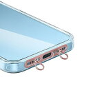 ストラップホルダー スマホ ストラップホルダー 2口 ダブルリング 極薄0.4mm ステンレス製 薄型 丈夫 充電干渉なし 落下紛失防止 iPhone対応 スマ...