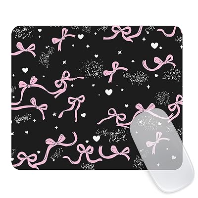 マウスパッド 蝶結び 疲労軽減 かわいい ゲーミングマウスマット リボン結び ゴム底 パーソナライズ デ..