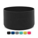 保護シリコンブーツ 12オンス - 40オンス ハイドロフラスコ ウォーターボトル 滑り止め ボトム スタンレー スリーブ カバー バンパー (ブラック Hydroflask 32と40オンス対応)