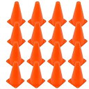 三角コーン マーカーコーン 18cm/23cm サッカーコーン コーン 16本セット (23cm)