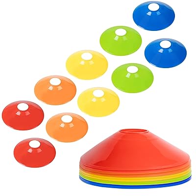 マーカーコーン,サッカー マーカー,カラーコーン ミニ,コーン サッカー,サッカー コーン,トレーニング コーン,サッカー/野球/テニス/フットサルコーン,ボールスポーツ/団体競技や部活/陸上競技/運動会練習コーン 全5色（各色2枚） 10枚セット