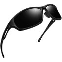 スポーツサングラス メンズ 偏光 運転用 uvカット TR90 釣り 自転車 登山 野球 ゴルフ 軽量 sunglasses for men(マットブラック)