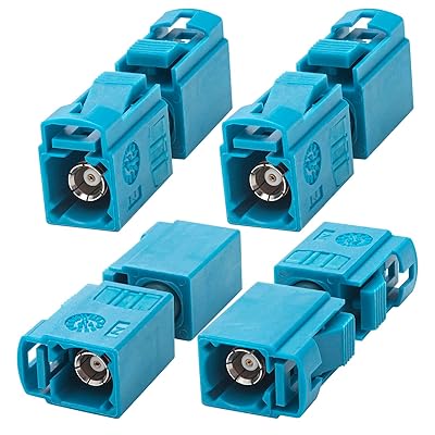 Fakra Z メス - メス アダプター 4個セット｜車載GPS・FM/AMラジオ・Sirius XM・カーステレオ対応 Fakr..