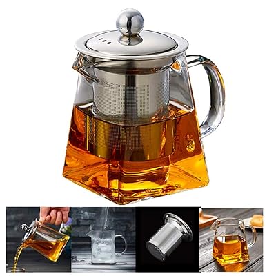 ティーポット 耐熱ガラス 350ml 急須 ガラスティーポット 茶こし ガラス 紅茶ポット